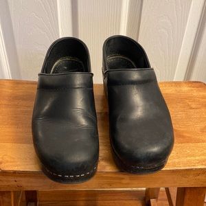 Dansko black clogs